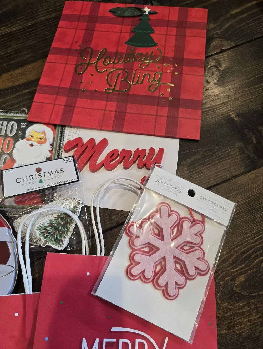 Christmas Bags, Tags, Gift Adornments, And More!